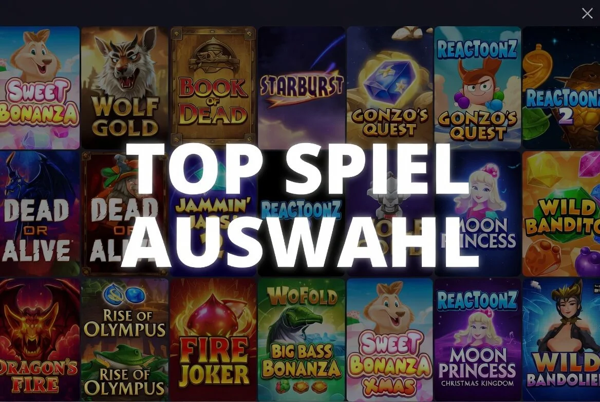 Große Spielauswahl und Automaten in der Lobby von Beef Casino